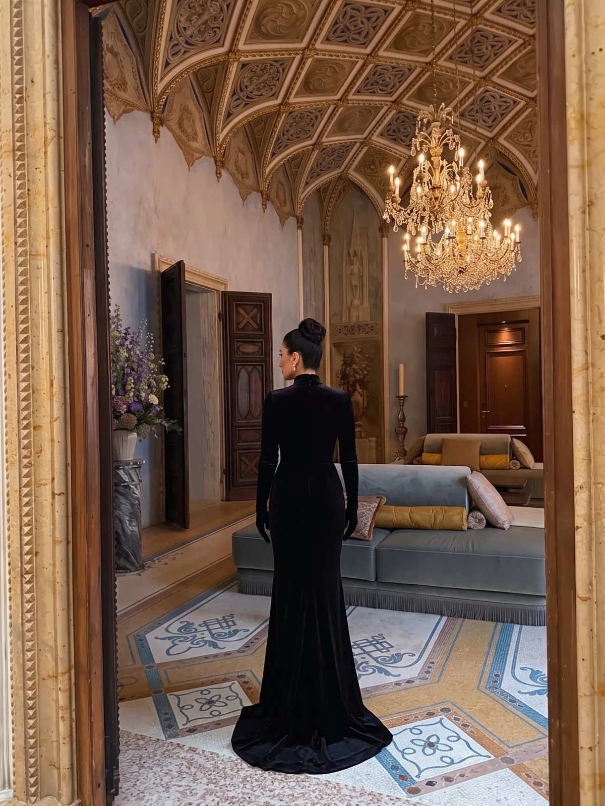 The gown