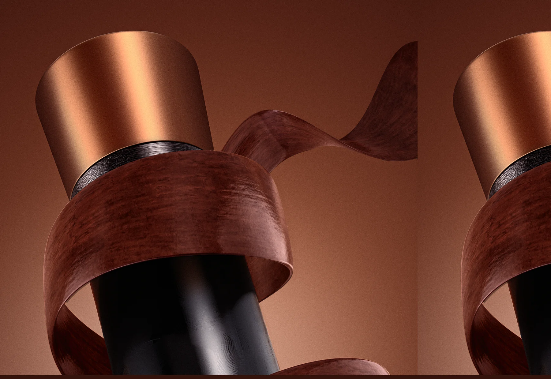Three bottles, three angles