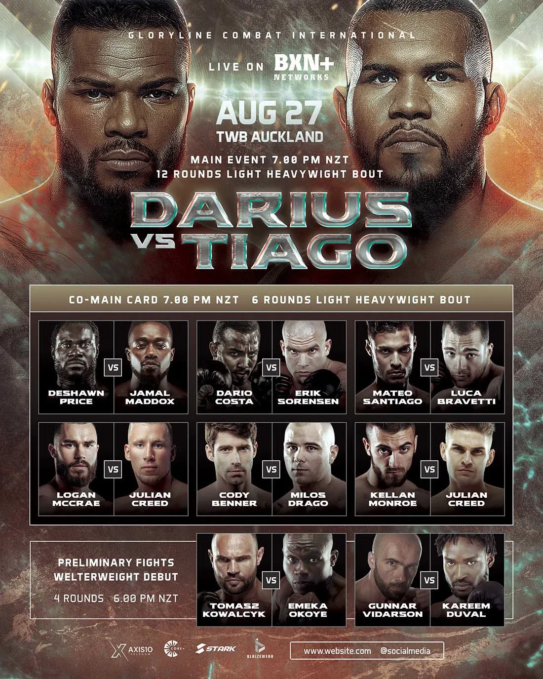 Darius vs Tiago